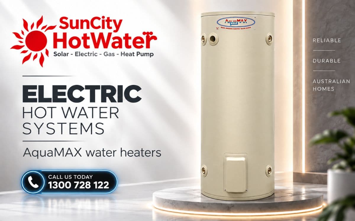 AquaMAX electric hot water systems — Sunshine Coast, Brisbane & Gympie