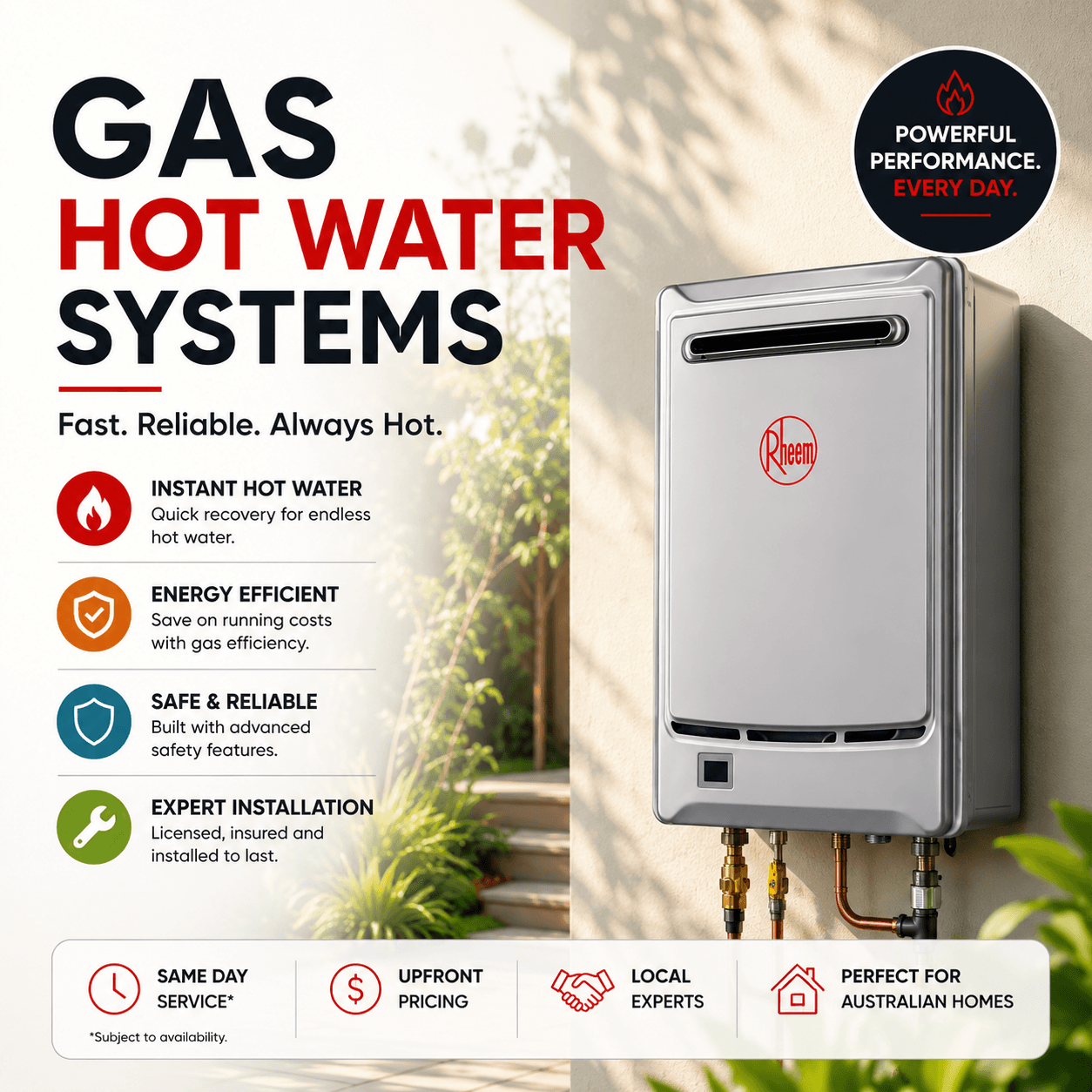 Gas Hot Water Systems
