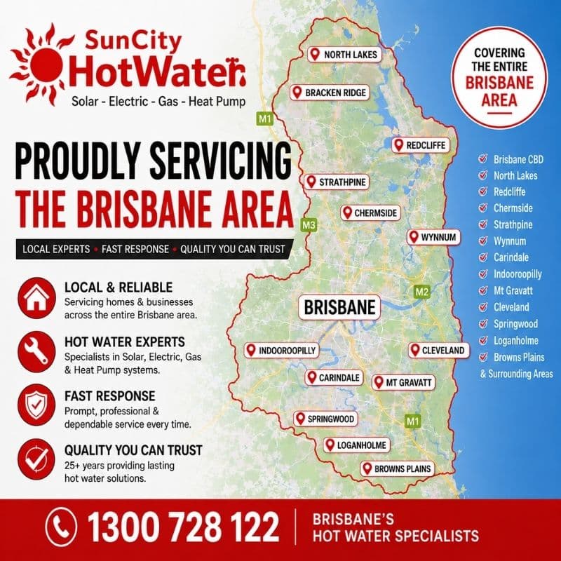 SunCity hot water repair technician in Brisbane West