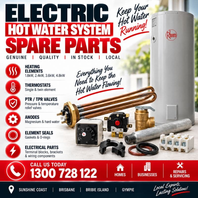 Electric Hot Water Spare Parts