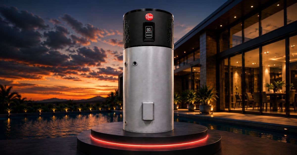Rheem AmbiPower 280e heat pump installed by SunCity Hot Water in Gympie