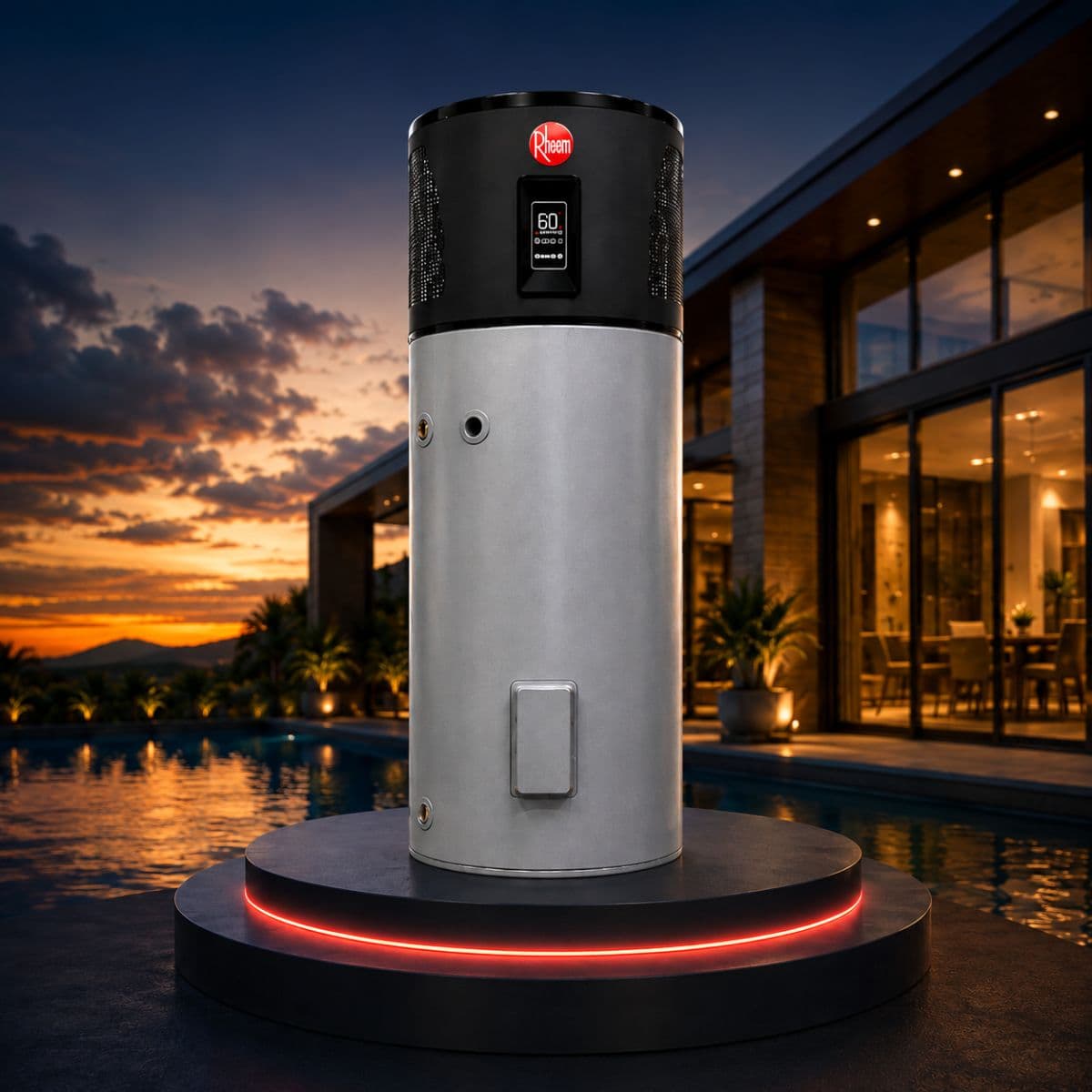 Heat pump hot water system installed in Brisbane