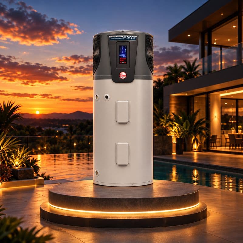 Rheem AmbiHeat HDc-270 heat pump hot water across the Sunshine Coast & Brisbane