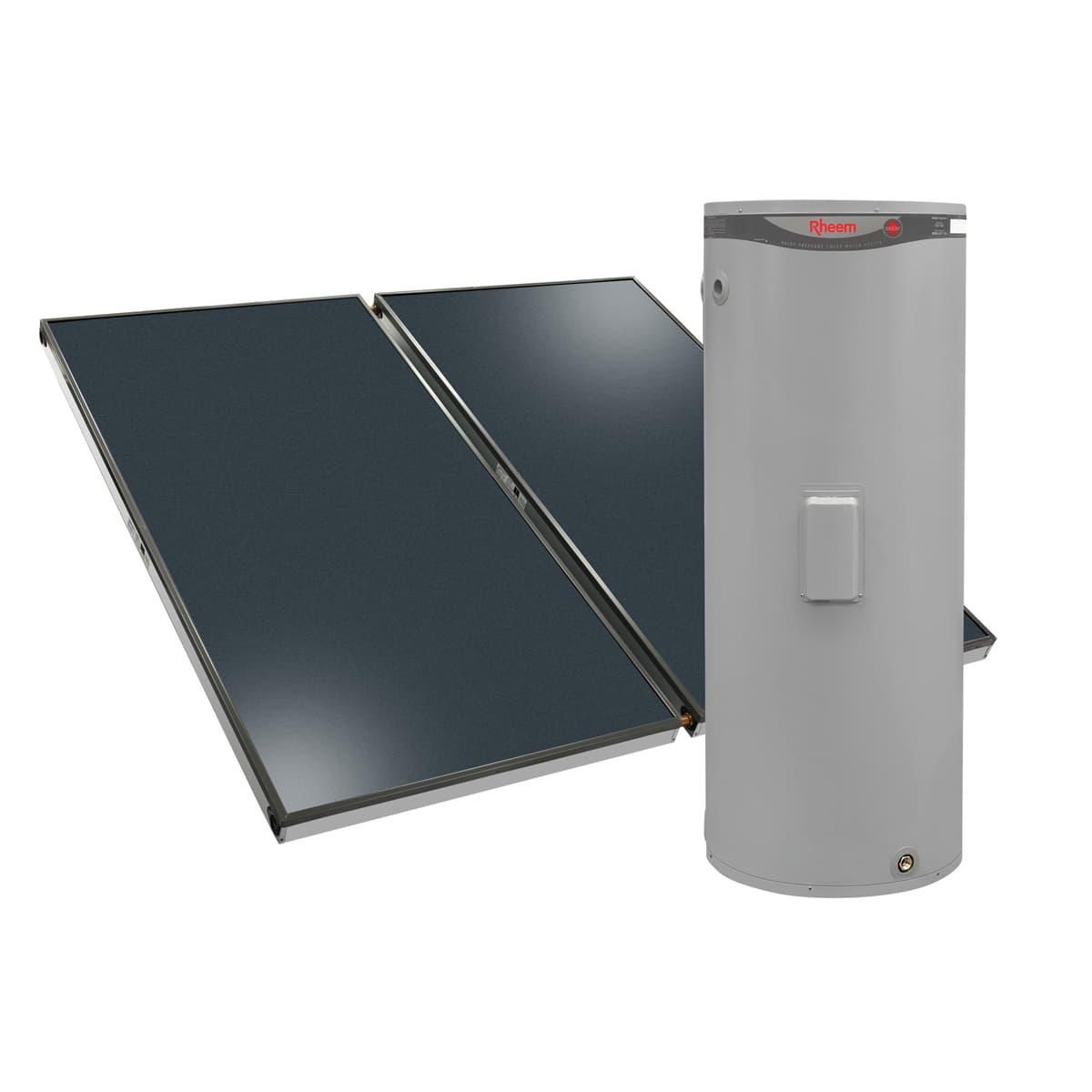 Rheem LoLine 325L split solar hot water system — supplied & installed across Brisbane & the Sunshine Coast