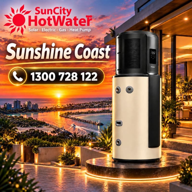 Hot water system installation on the Sunshine Coast