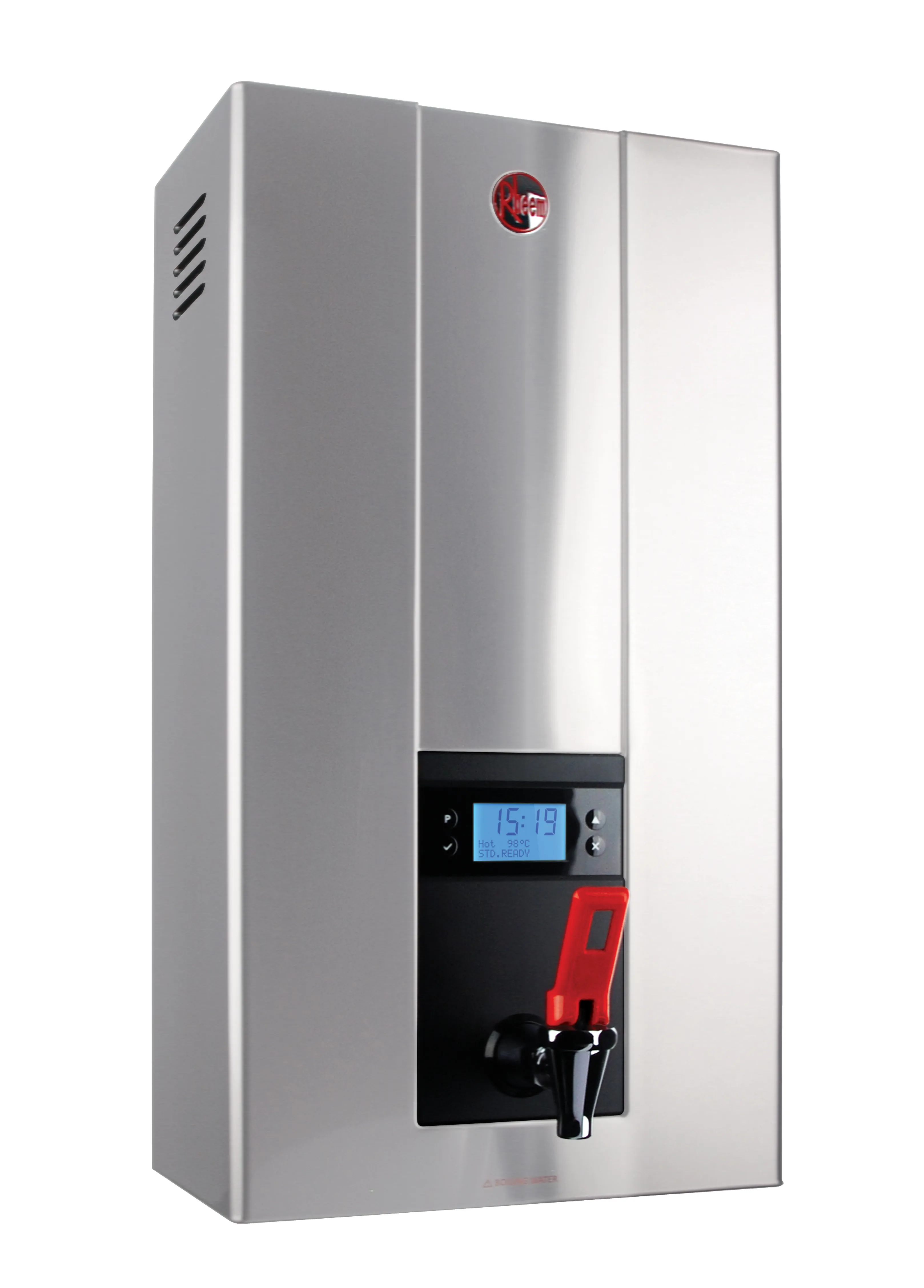 Rheem Lazer Commercial 10l boiling water unit providing instant, reliable, and efficient hot water for commercial use