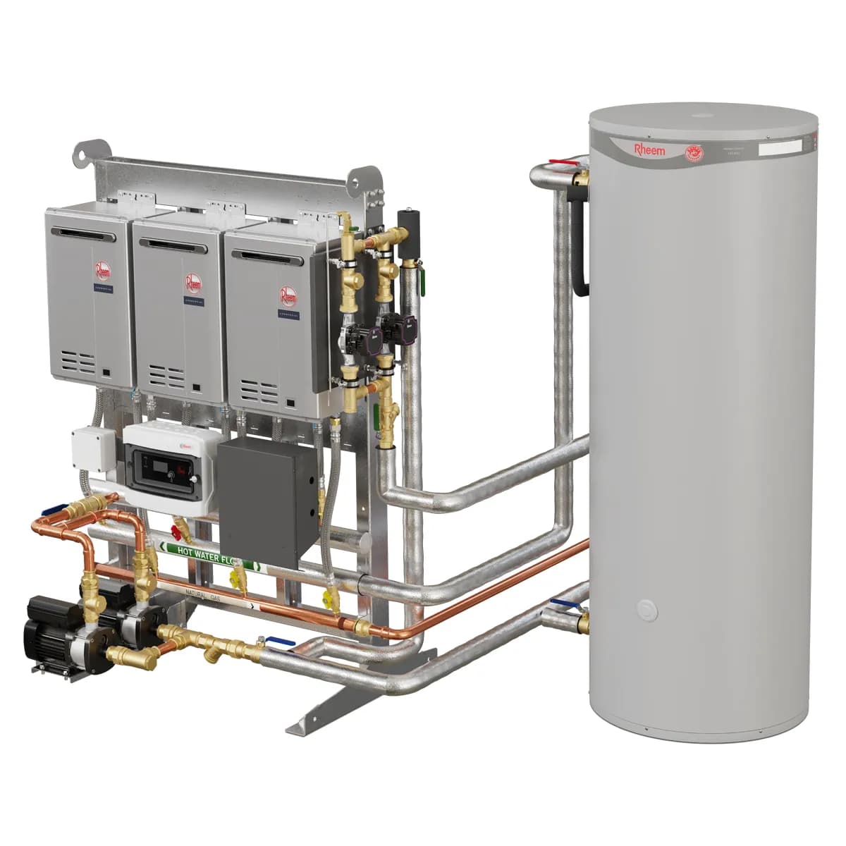 Rheem Tankpak Series 4 External Deluxe TP4E02-06D Hot Water System Brisbane & Sunshine Coast