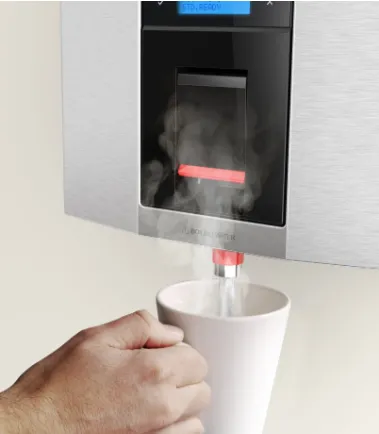 Rheem Lazer Office unit delivering instant, consistent boiling water