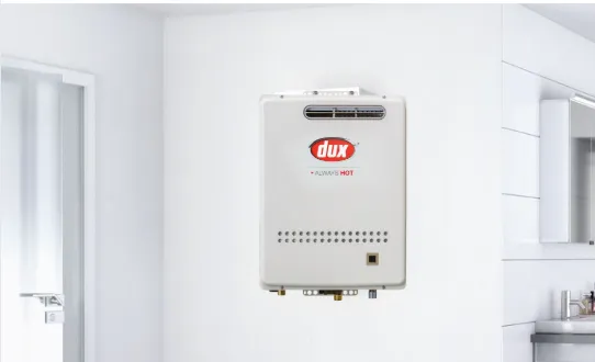 heater installed on wall