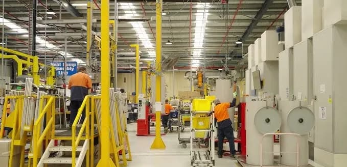 dux-proflo- being Manufactured in a Noritz facility
