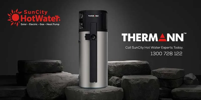 Thermann hot water system installed by SunCity Hot Water on the Sunshine Coast