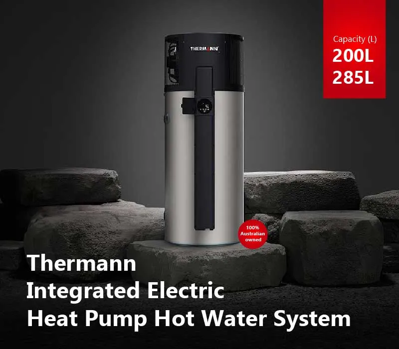 Thermann integrated heat pump hot water system