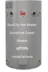80 litre Rheem hot water system Sunshine Coast