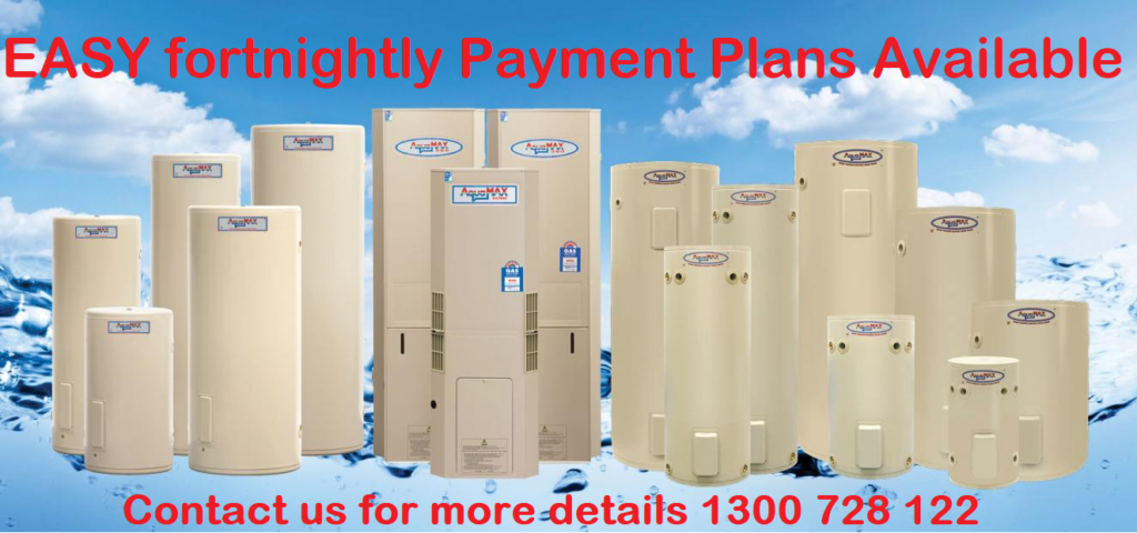 Hot Water system payment plans Brisbane and Sunshine Coast