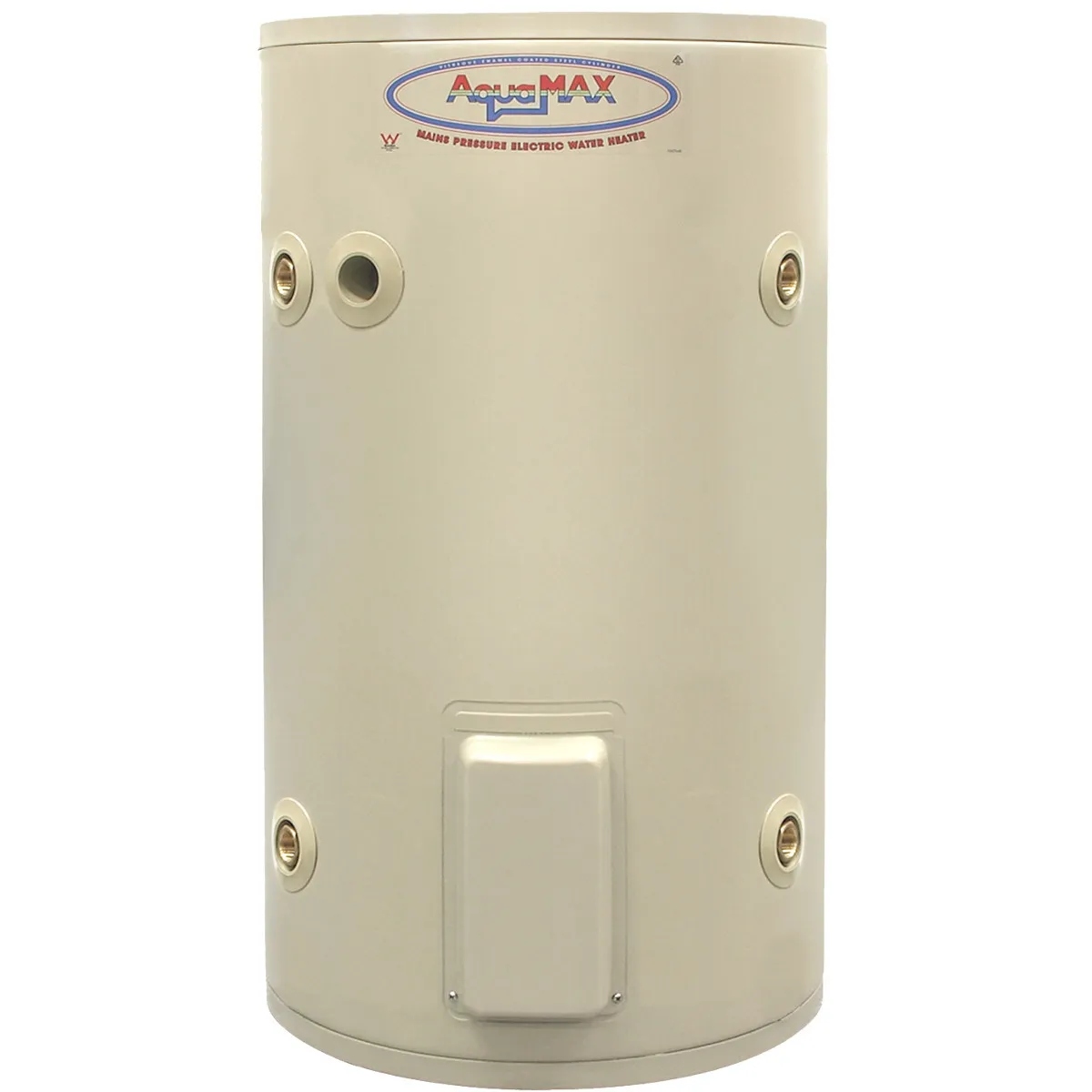 AquaMAX 80L VE electric water heater by SunCity Hot Water, compact and energy-efficient unit with 80-litre capacity and 10-year cylinder warranty for small homes and apartments.