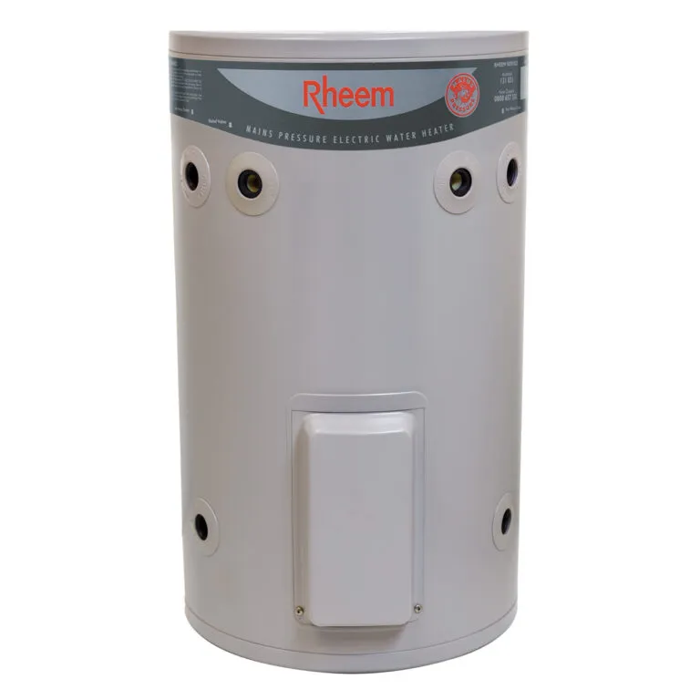 Rheem 50L Electric Water Heater compact, energy-efficient hot water system for apartments and offices