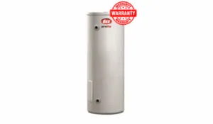 Dux Proflo 125L Narrow Diameter with warranty badge