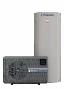 Rheem AmbiPower Split System Heat Pump with a 315L vertical storage tank (Model 565E315)