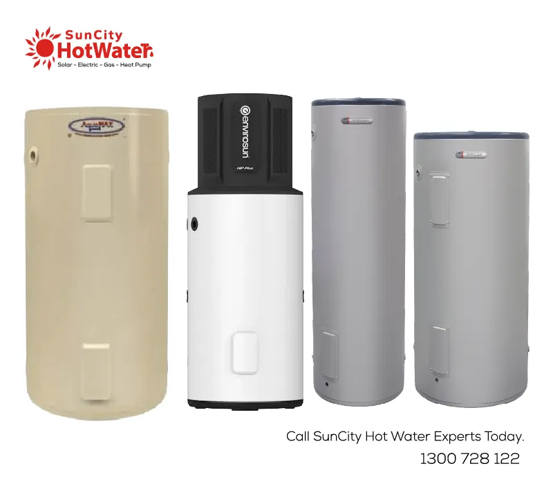 Rheem-Stellar-250l-Aquamax-250L-Electric-Envirosun-HP-Plus-330l